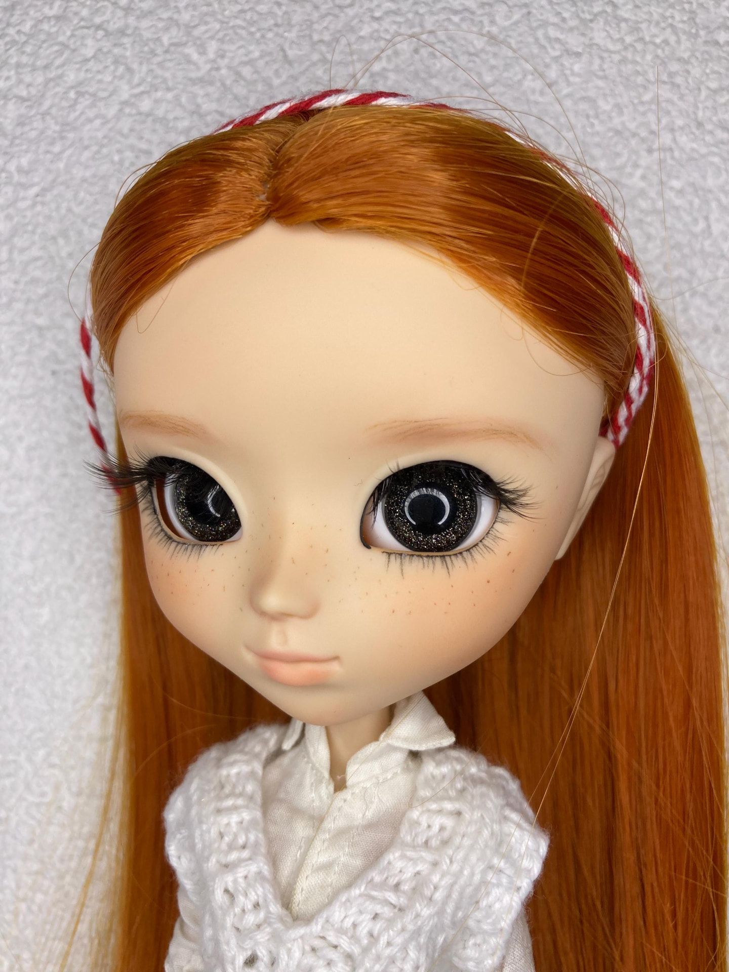 Zara handmade art doll detail 4