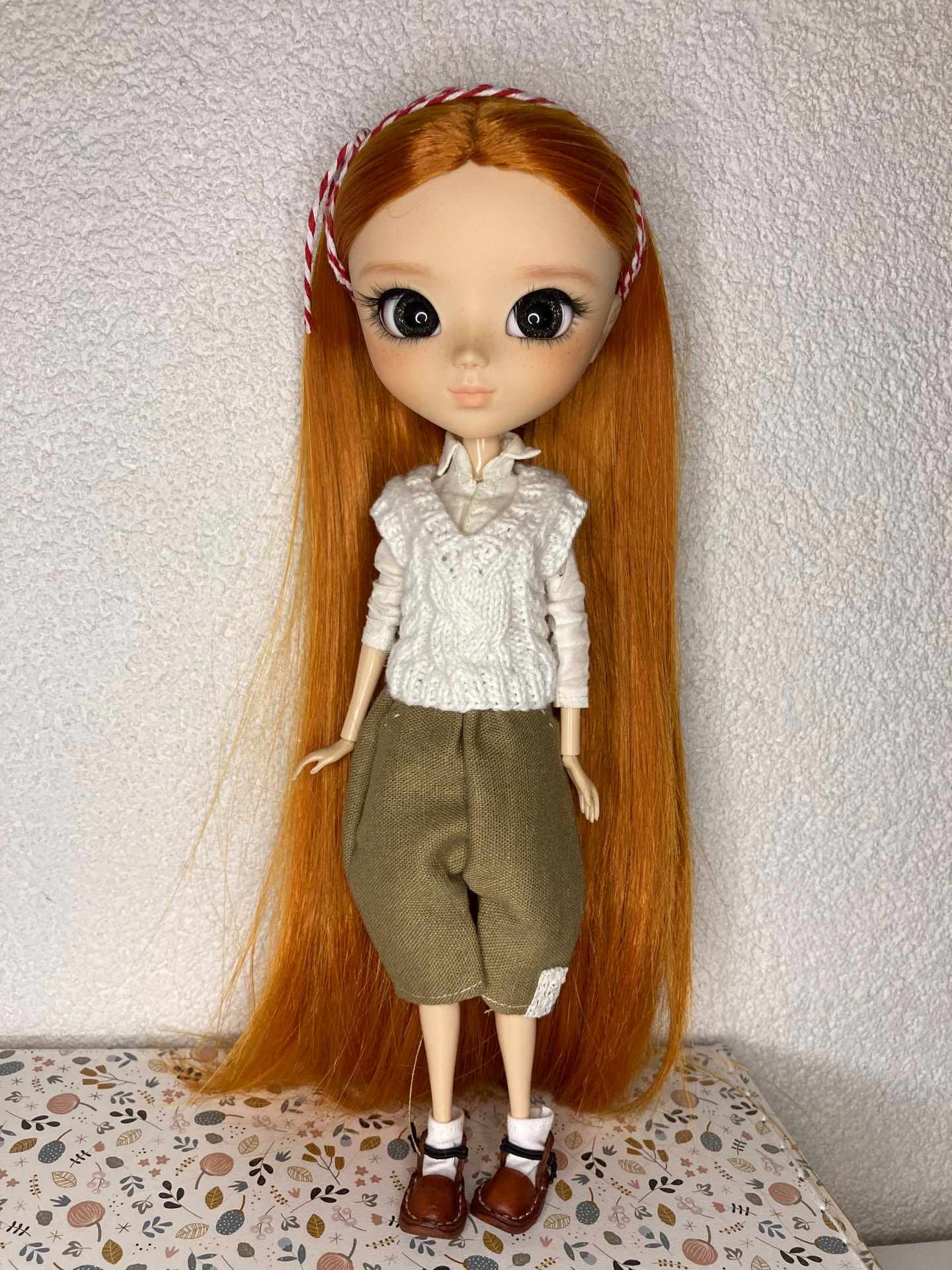 Handmade art doll Zara