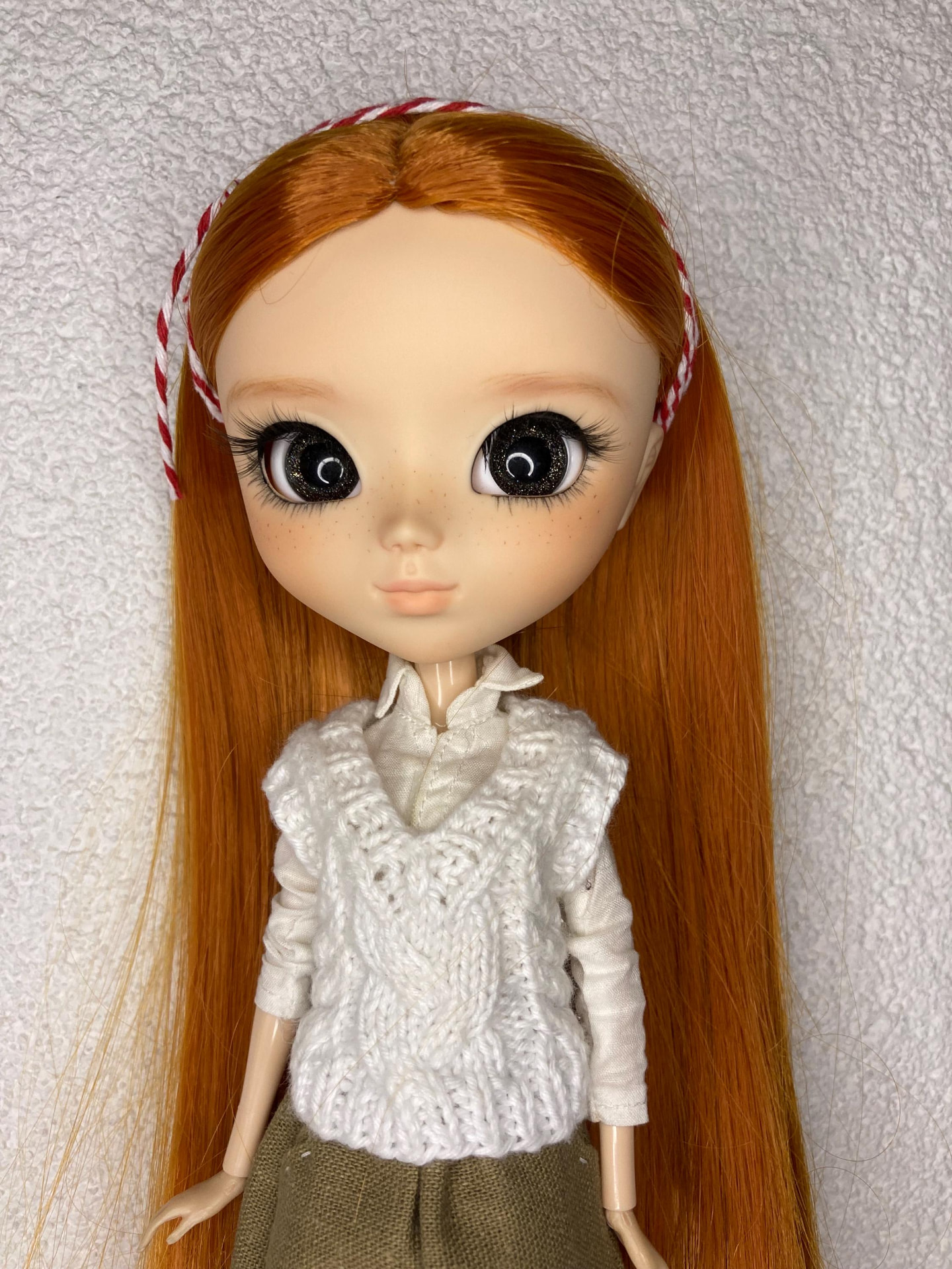 Zara handmade art doll detail 2