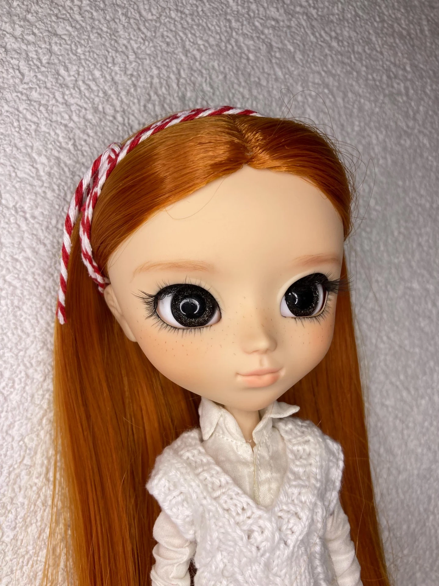 Zara handmade art doll detail 5